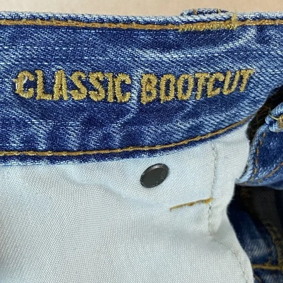 American Eagle Classic Bootcut Jeans Mens 36x32* Y2K 2000s Grunge Indie Denim - Picture 7 of 8